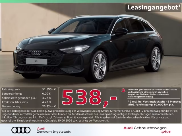 Audi A5 Avant e-hybrid qu LED KAMERA AHK ACC PDC+ 19&amp;quot;