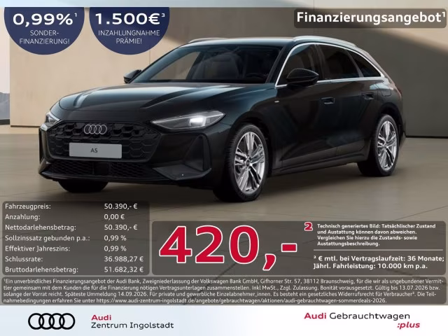 Audi A5 Avant e-hybrid qu LED KAMERA AHK ACC PDC+ 19&amp;quot;