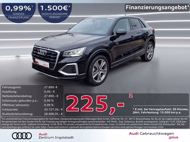 Audi Q2 30 TFSI NAVI+ AHK STHZG 18&amp;quot; ACC Advanced