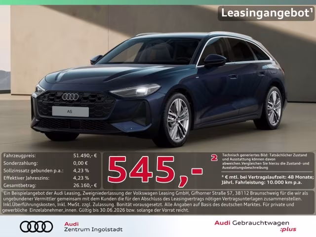 Audi A5 Avant e-hybrid qu LED KAMERA ACC NAVI PDC 19&amp;quot;