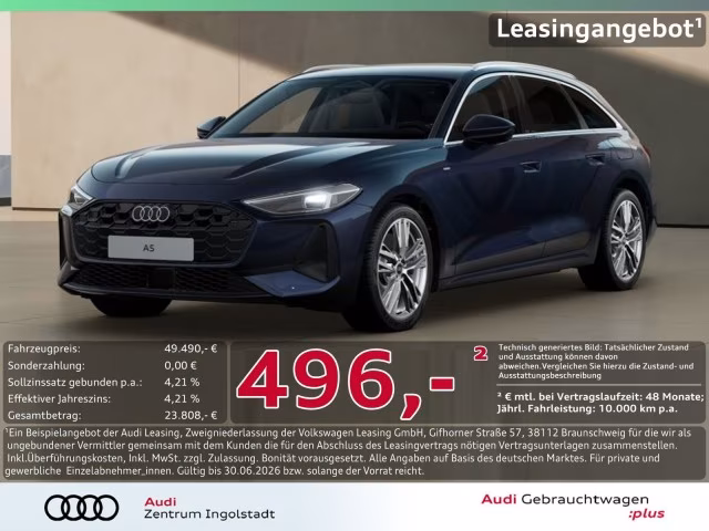 Audi A5 Avant e-hybrid qu LED KAMERA ACC NAVI PDC 19&amp;quot;