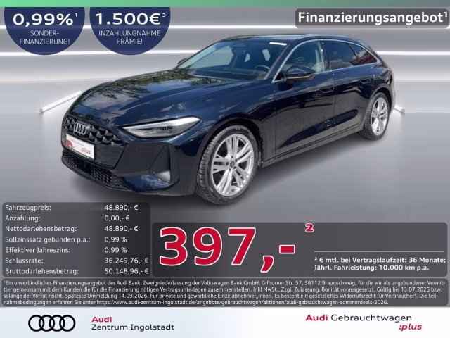 Audi A5 Avant e-hybrid qu LED KAMERA ACC NAVI PDC 19&amp;quot;