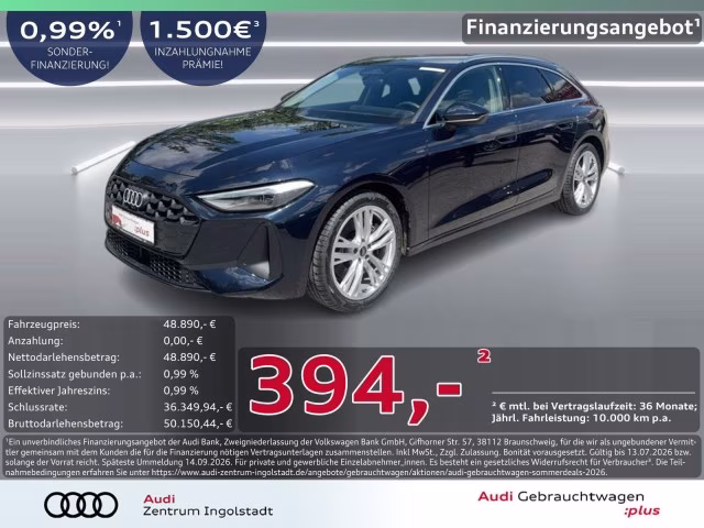Audi A5 Avant e-hybrid qu LED KAMERA ACC NAVI PDC 19&amp;quot;