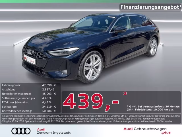 Audi A5 Avant e-hybrid qu LED KAMERA ACC NAVI PDC 19&amp;quot;
