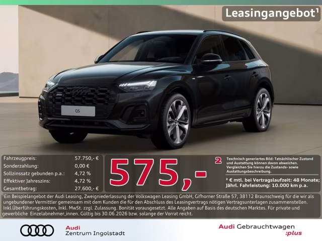 Audi Q5 55 TFSI e qu S line MATRIX Luft AHK B&amp;amp;O 21&amp;quot;