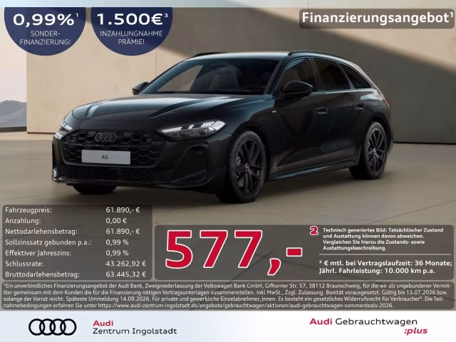 Audi A5 Avant e-hybrid qu S line Tech+ MATRIX AHK B&amp;amp;O