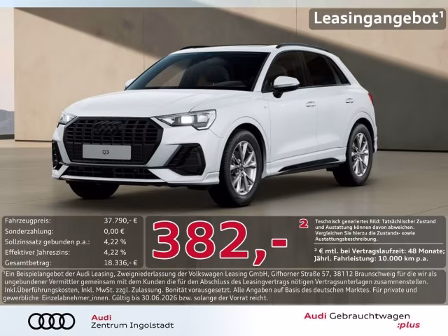 Audi Q3 35 TFSI S line Pano AHK KAMERA ACC NAVI+ PDC+