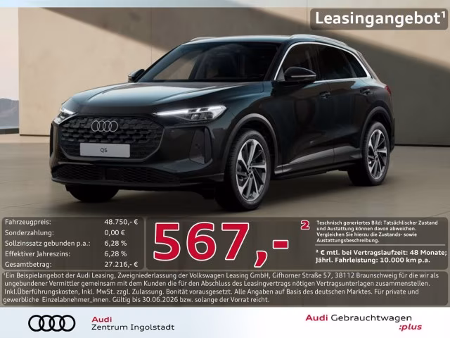 Audi Q5 TFSI Tech AHK LED Kamera Memory PDC NAVI+ 20&amp;quot;
