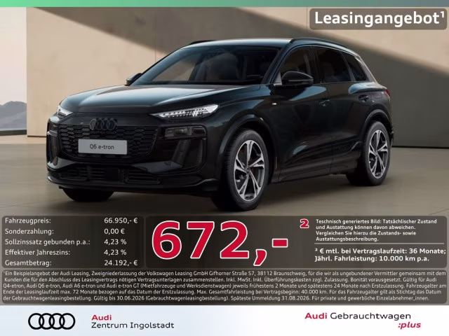 Audi Q6 e-tron qu S line Tech+ MATRIX AHK HuD ACC B&amp;amp;O