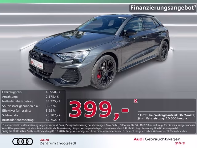 Audi A3 Sportback 45 TFSI e S line LED AHK 360° SONOS