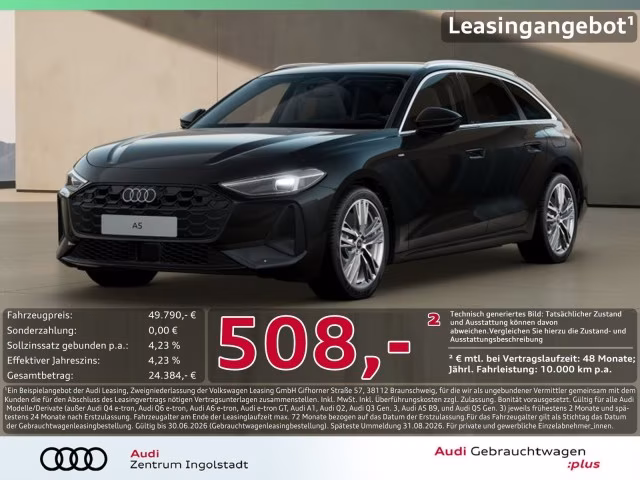 Audi A5 Avant e-hybrid qu KAMERA ACC PDC+ NAVI 19&amp;quot;