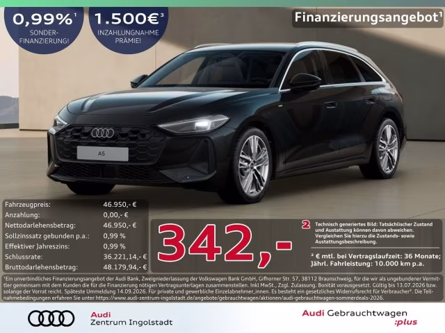Audi A5 Avant e-hybrid qu KAMERA ACC PDC+ NAVI 19&amp;quot;