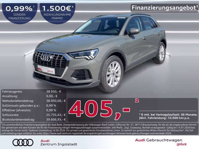 Audi Q3 40 TFSI qu LED NAVI+ PDC+ SHZ Virtual 18&amp;quot;