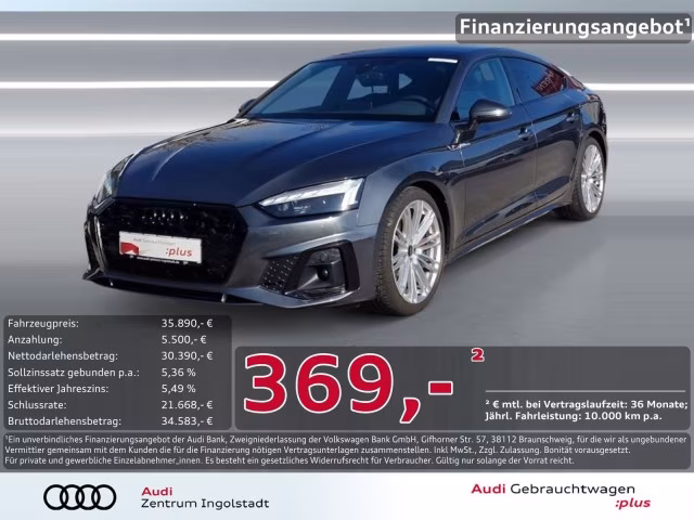 Audi A5 Sportback 40 TDI qu S line MATRIX Pano AHK