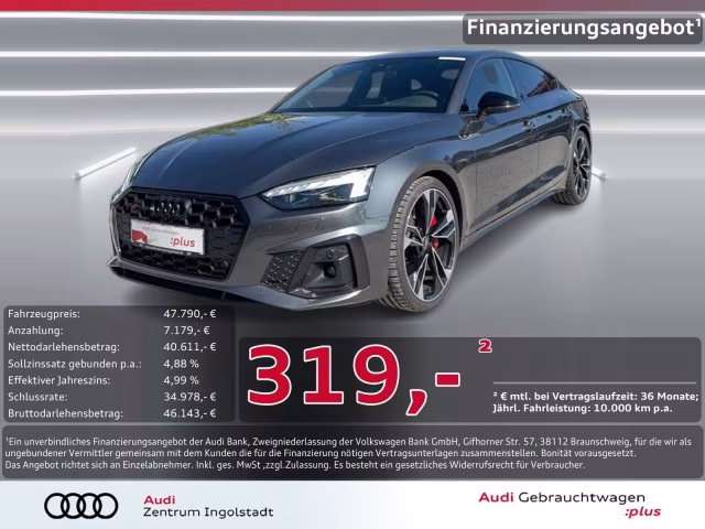 Audi S5 Sportback TDI LASER AHK HuD MASSAGE ACC 20&amp;quot;
