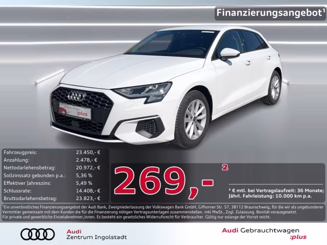 Audi A3 Sportback 35 TFSI ACC NAVI+ PDC+ SHZ Virtual
