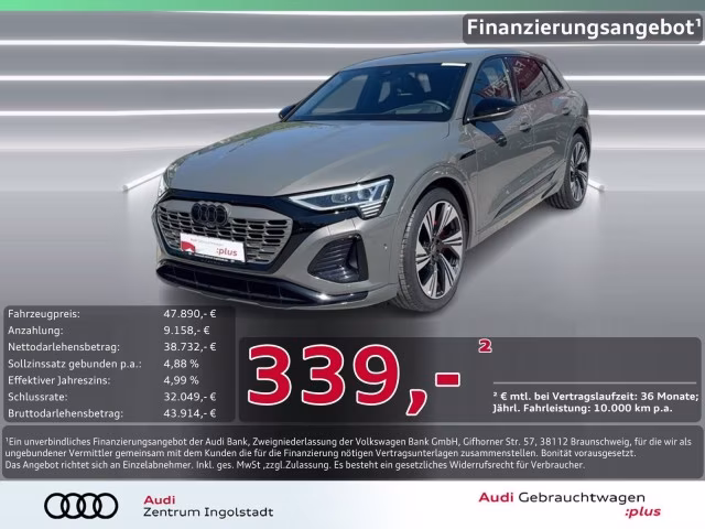 Audi Q8 e-tron 50 qu S line MATRIX Luft AHK HuD B&amp;amp;O