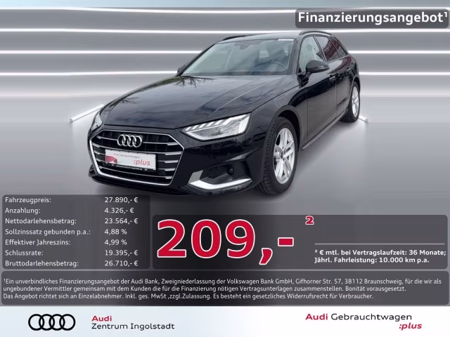 Audi A4 Avant 40 TDI advanced LED AHK KAMERA PDC NAVI