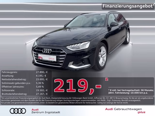 Audi A4 Avant 40 TDI advanced LED AHK KAMERA PDC NAVI