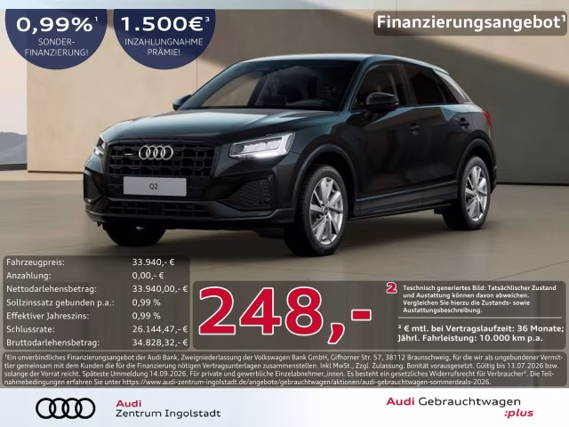 Audi Q2 40 TFSI qu advanced LED KAMERA ACC PDC+ NAVI+