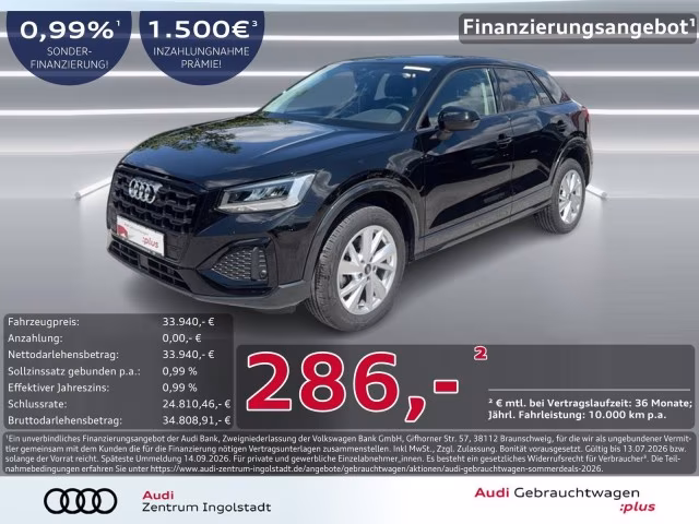 Audi Q2 40 TFSI qu advanced LED KAMERA ACC PDC+ NAVI+