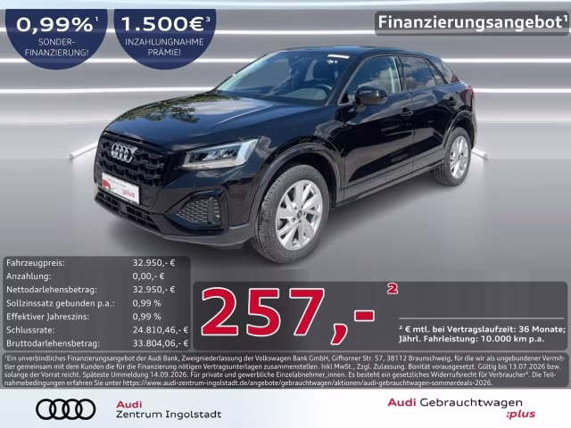Audi Q2 40 TFSI qu advanced LED KAMERA ACC PDC+ NAVI+