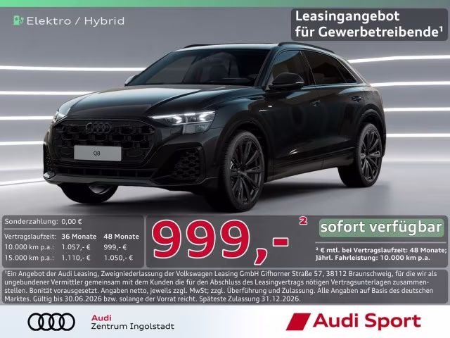 Audi Q8 SUV S line business TFSI e qu UPE 131.820,-