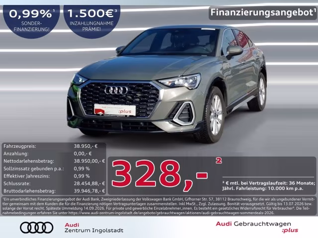 Audi Q3 Sportback 35 TDI S line ACC Kamera S-Sitz 18&amp;quot;
