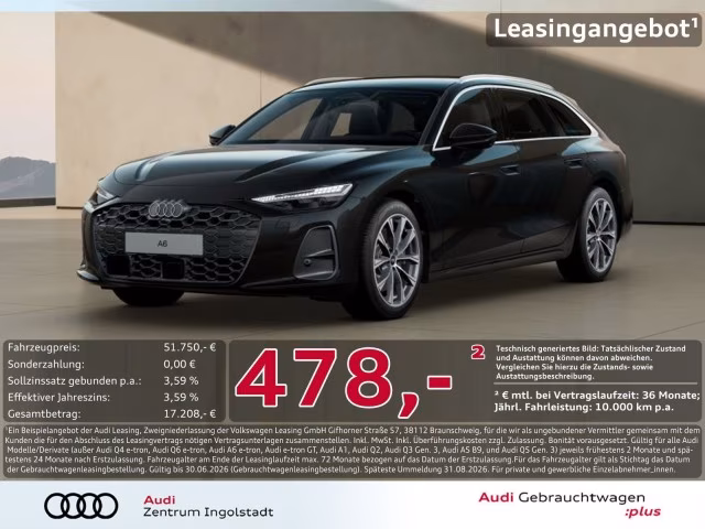 Audi A6 Avant TDI qu Tech+ MATRIX Pano AHK 360° ACC
