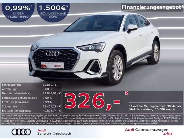 Audi Q3 Sportback 35 TDI S line Kam ACC NAVI+ Virtual