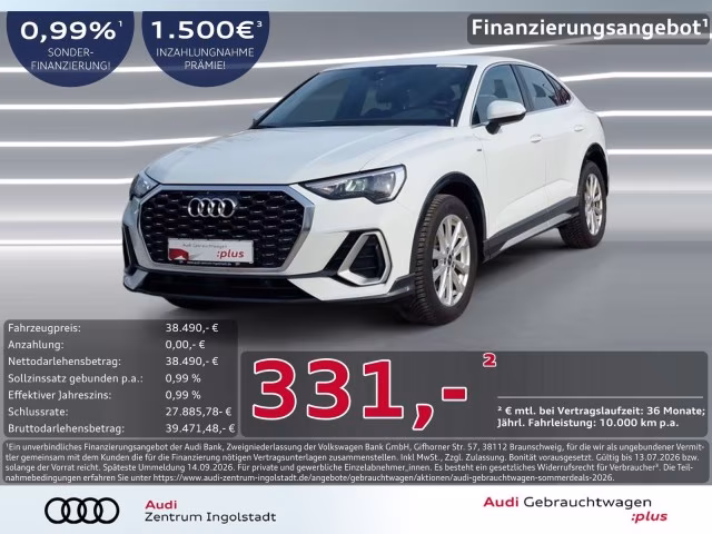 Audi Q3 Sportback 35 TDI S line Kam ACC NAVI+ Virtual