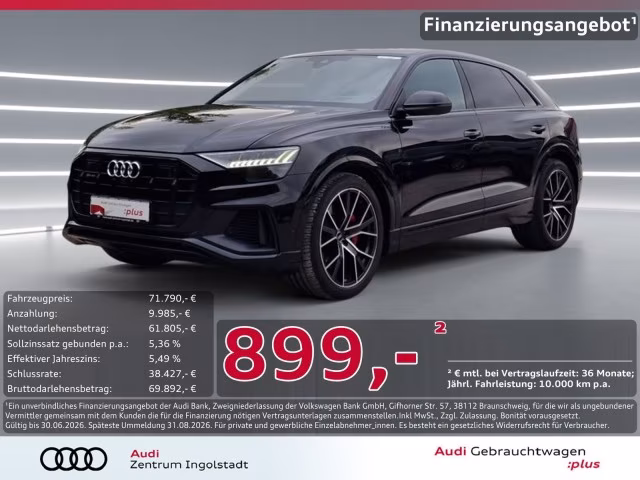 Audi SQ8 TFSI qu Luft HD-MATRIX AHK Pano HuD S-Sitze