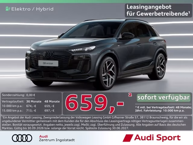 Audi Q6 e-tron S line business qu LUFT UPE 98.285,-