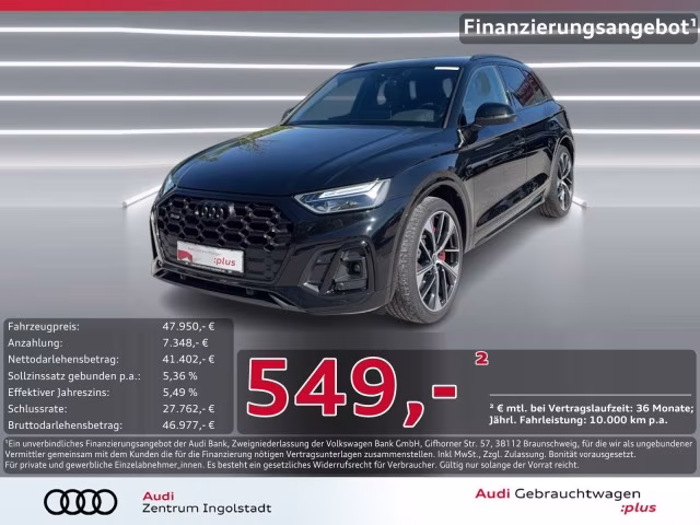 Audi SQ5 TDI LED AHK KAMERA ACC Optik-schw NAVI+ 21&amp;quot;