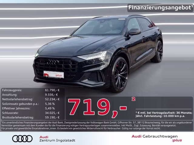 Audi Q8 50 TDI qu S line competition+ MATRIX PANO AHK