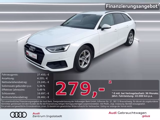 Audi A4 Avant 35 TFSI S tronic LED ACC NAVI+ PDC+ SHZ