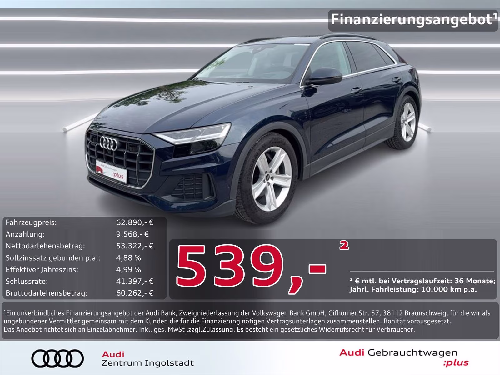 50 TDI qu LED Luft AHK 360° HuD ACC PDC+ 20"