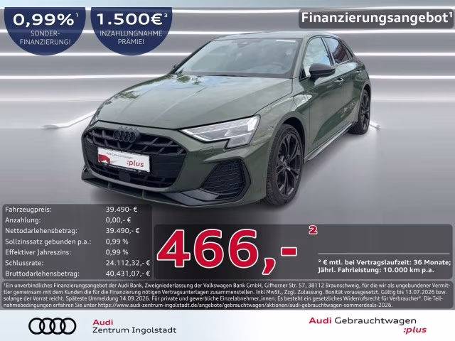 Audi A3 Sportback 45 TFSI e S line MATRIX KAMERA ACC