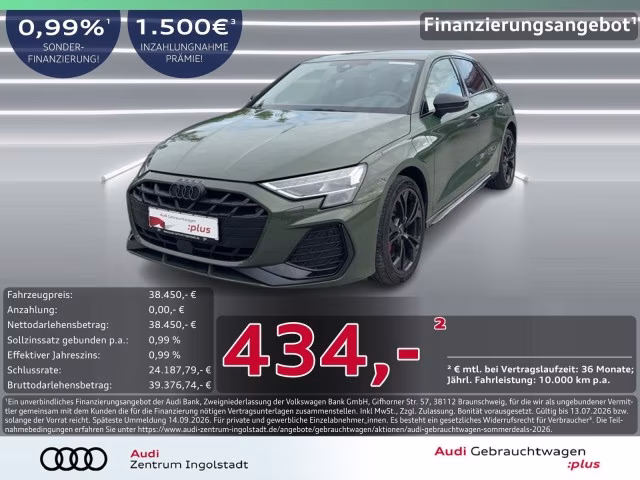 Audi A3 Sportback 45 TFSI e S line MATRIX KAMERA ACC