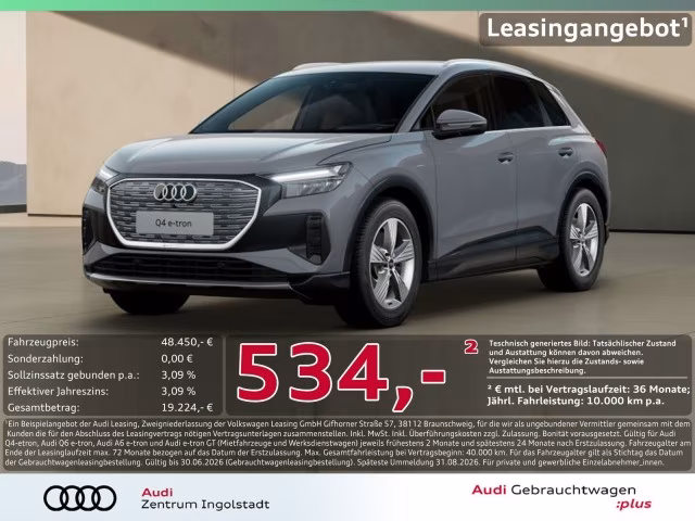 Audi Q4 e-tron 55 qu LED AHK KAMERA HuD ACC PDC+ NAVI