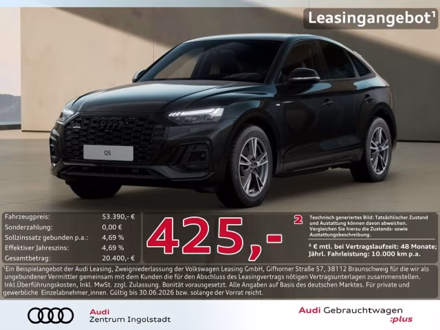 Audi Q5 Sportback 50 TDI qu S line AHK MATRIX HuD 19&amp;quot;