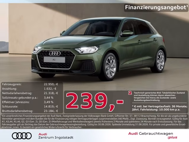 Audi A1 Sportback 30 TFSI advanced CARPLAY SHZ PDC
