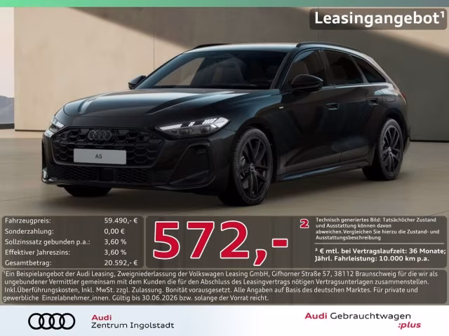Audi A5 Avant e-hybrid qu S line Tech+ MATRIX AHK B&amp;amp;O