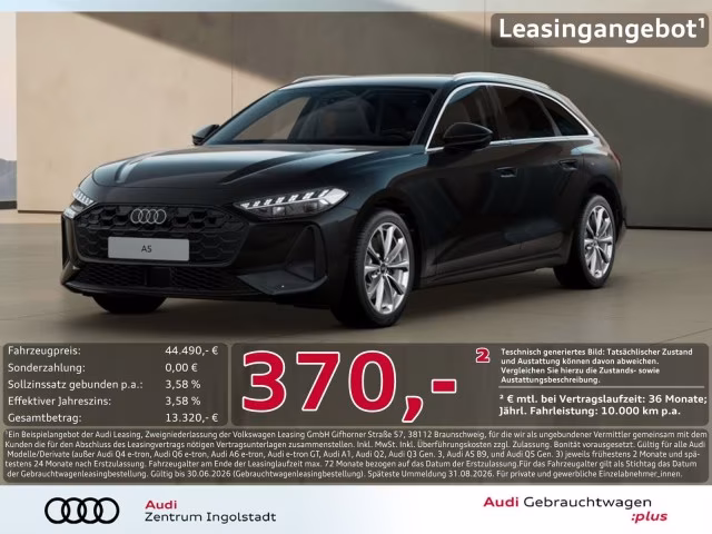 Audi A5 Avant TDI qu Tech LED Kamera Virt ACC PDC 18&amp;quot;