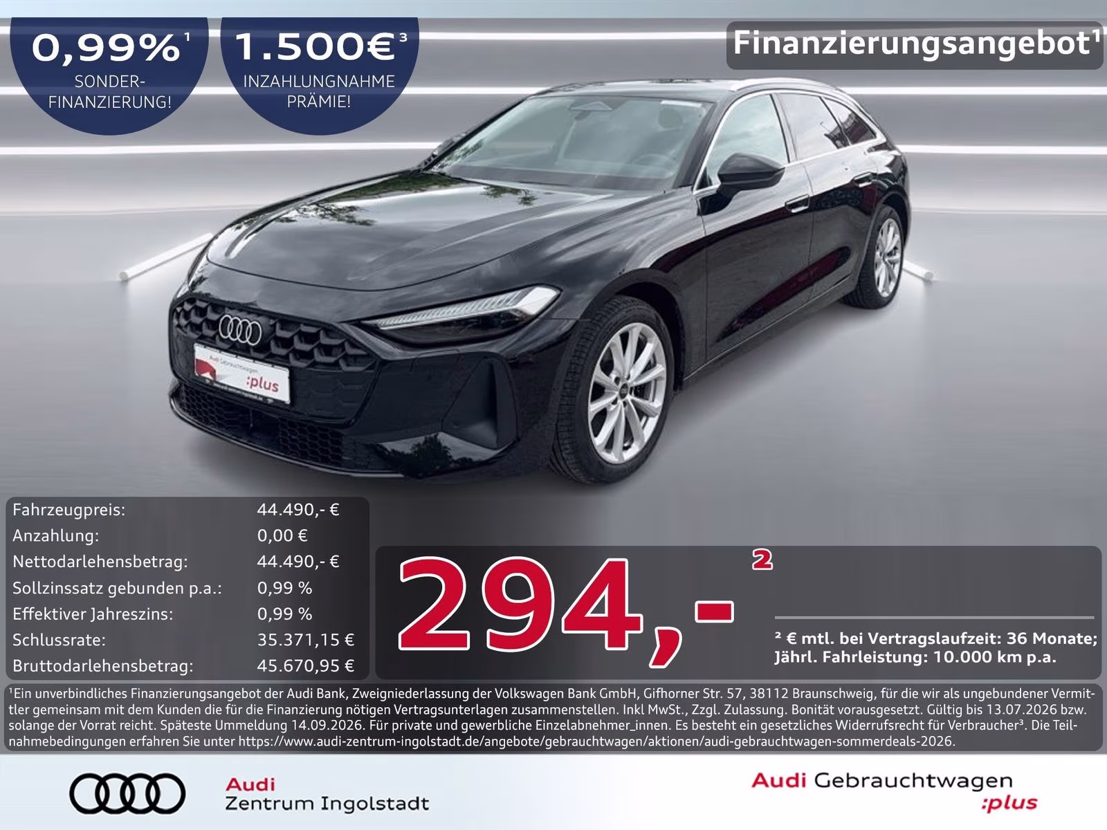 Avant TDI qu Tech LED Kamera Virt ACC PDC 18"