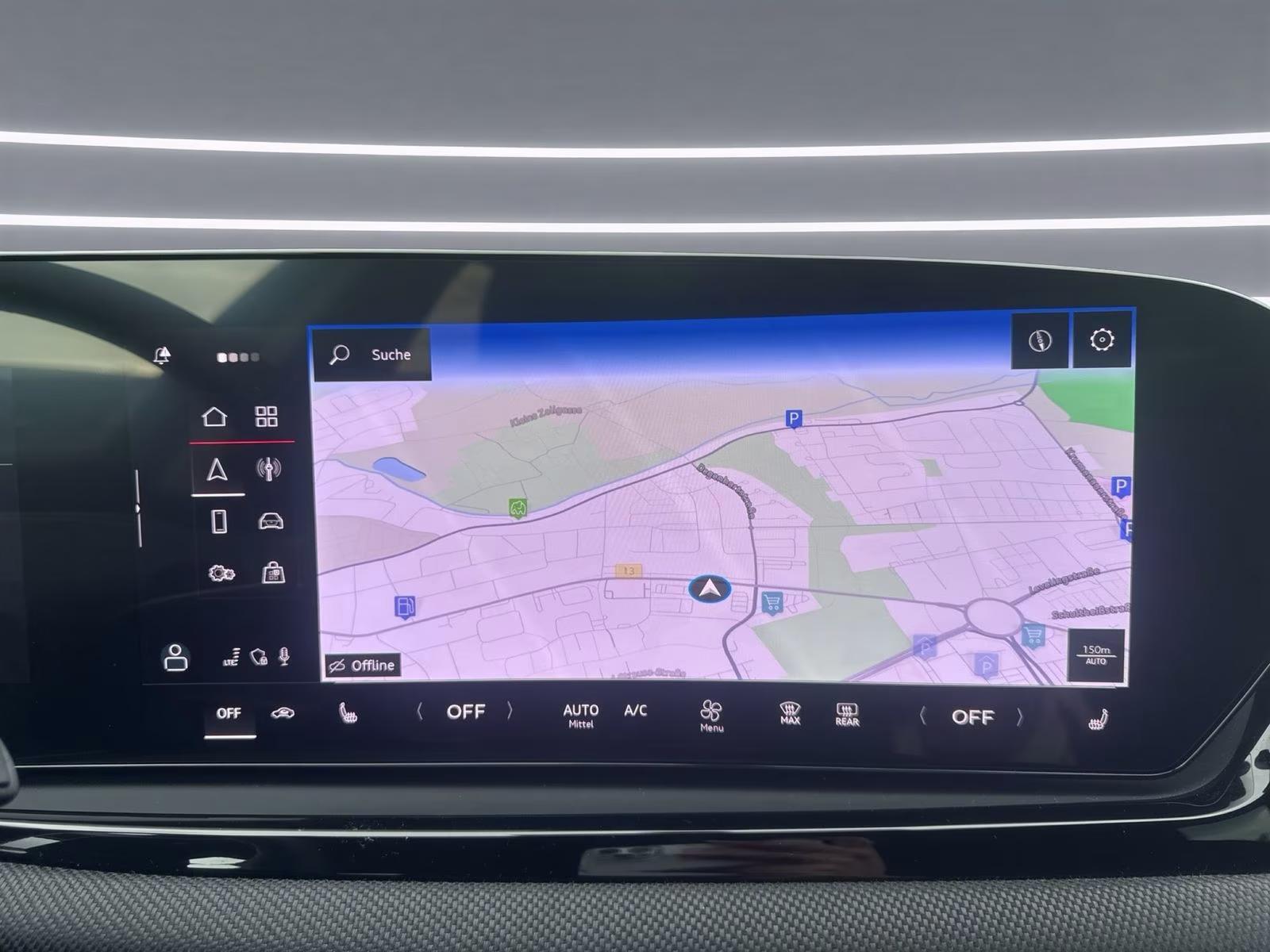 Avant TDI qu Tech LED Kamera Virt ACC PDC 18"