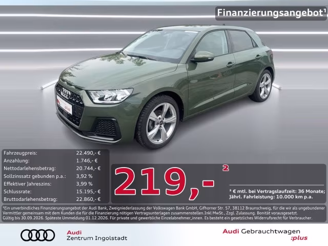 Audi A1 Sportback 25 TFSI advanced SHZ Navi+ Virt 17&amp;quot;