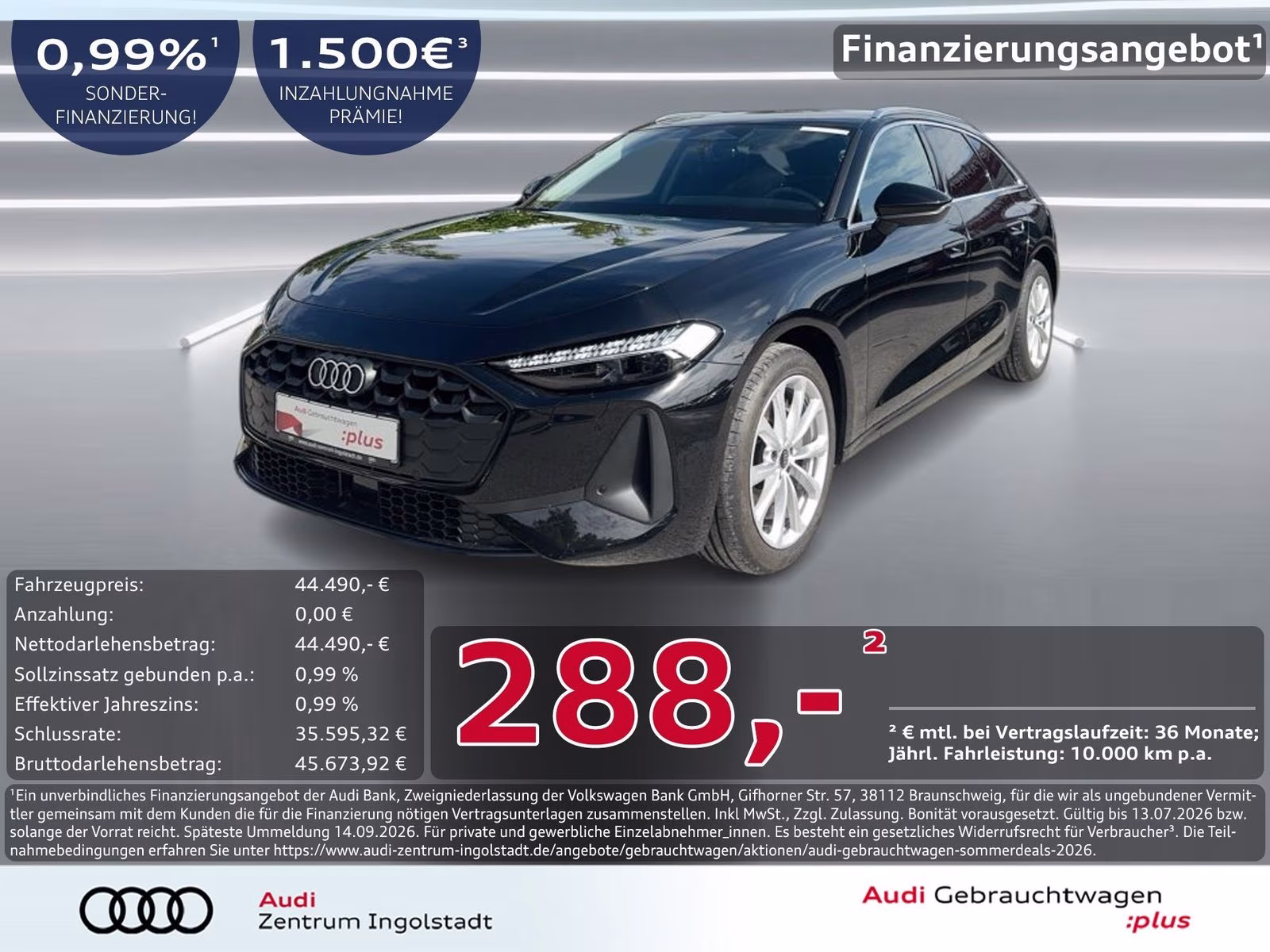 Avant TDI qu Tech LED Kamera ACC PDC SHZ 18"