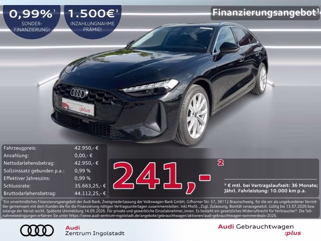 Audi A5 Avant TDI qu Tech LED Kamera ACC PDC SHZ 18&amp;quot;