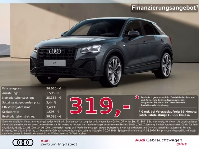 Audi Q2 35 TDI S line AHK MATRIX Navi+ Kamera ACC 19&amp;quot;